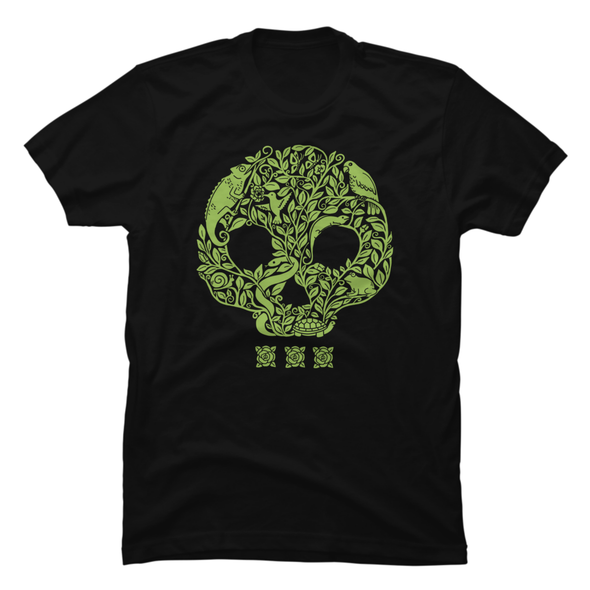 green skull shirt green skull shirt